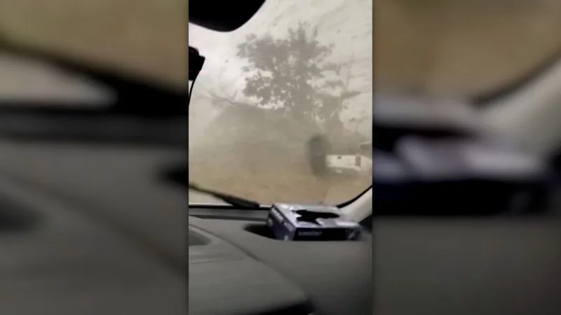 Man Survives Tornado Inside Van in Little Rock, Arkansas